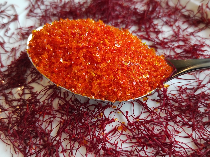 Safrankristalle
